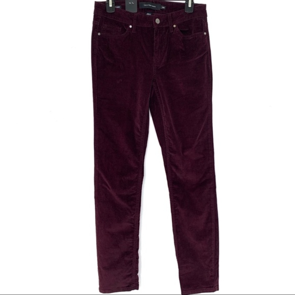 CALVIN KLEIN Women’s Classic Plum Corduroy Jeans